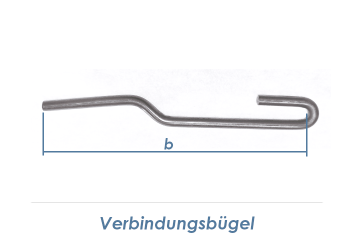 Verbindungsbügel für Doppelstabgitter 6/5/6 (1 Stk.)