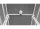 120mm Anschlusshalter Wand für Doppelstabgitter 6/5/6 (1 Stk.)