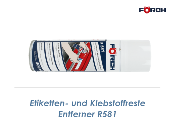 Etiketten- und Klebstoffreste Entferner R581 Spray 300ml (1 Stk.)