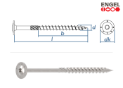 8 x 240mm Konstruktionsschrauben E-Jet X TX mit...