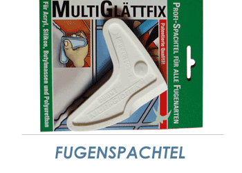 Fugenspachtel f. Acryl, Silikon, Butylmassen und PU (1 Stk.)