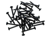 3,5 x 25mm SPAX Universalschraube T-STAR plus Pan Head VG Stahl BLAX verzinkt schwarz (10 Stk.)