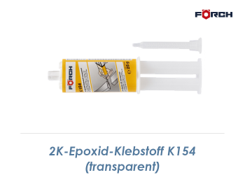 2K-Epoxid-Klebstoff K154 transparent in 25g Kartusche  (1 Stk.)