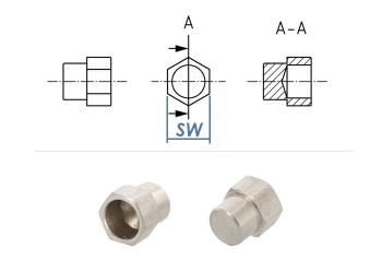 SW6 Einschlagstopfen Edelstahl A1  (1 Stk.)