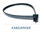 7,6 x 550mm Kabelbinder schwarz (10 Stk.)
