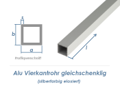 20 x 20 x 1,5mm / 1000mm Alu Vierkantrohr silberfarbig...