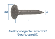 2,8 x 40mm Dachpappstifte feuerverzinkt (100g = ca. 51Stk.)