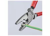 180mm KNIPEX Crimpzange für Aderendhülsen  0,25...