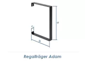 304 x 210mm Regalträger Adam schwarz (1 Stk.)