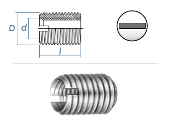 M4 x 8mm Rampa Muffe Typ E Stahl verzinkt (10 Stk.)