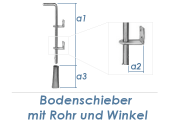 400 x 65 x 150mm Bodenschieber mit Rohr & Winkel...