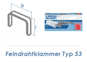 12mm Klammern Typ 53  (1 Pkg. zu 1080 Stk.)