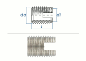 M10 x 18mm Gewindeeinsatz Edelstahl (1 Stk.)