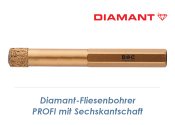 6mm Diamant Fliesenbohrer PROFI  (1 Stk.)