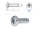 M3 x 10mm Linsenkopfschrauben PH DIN7985 Stahl verzinkt FKL4.8  (100 Stk.)