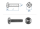 M3 x 12mm Linsenkopfschrauben TX DIN7985 Edelstahl A2  (100 Stk.)