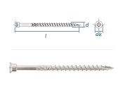4,5 x 45mm Konstruktionsschrauben Stanzkopf Edelstahl C1...