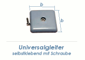 24 x 24mm Universalgleiter selbstklebend / mit Schraube...