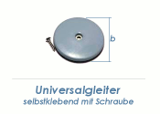 22mm Universalgleiter selbstklebend / mit Schraube (1 Stk.)