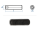 M6 x 20mm Gewindestift Kegelkuppe DIN913 45H schwarz (10 Stk.)