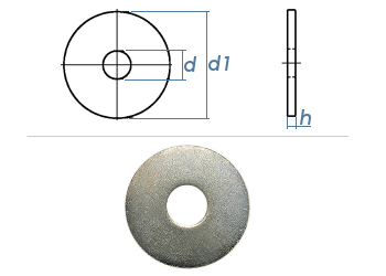 Kombimutter Art. 9085 - Edelstahl A2 - M 6 mit beweglicher Scheibe 18 mm