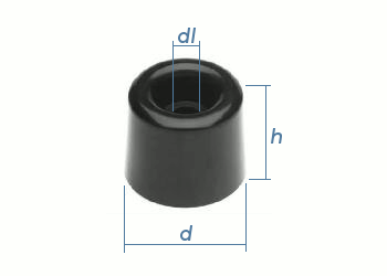 M6 x 20mm Sterngriff PA ähnl. DIN 6336 - Schraubenking