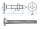 M6 x 55mm Torbandschrauben DIN603 Stahl verzinkt (10 Stk.)