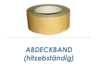 30mm Abdeckband hitzebst&auml;ndig 120&deg;C - 50m Rolle (1 Stk.)