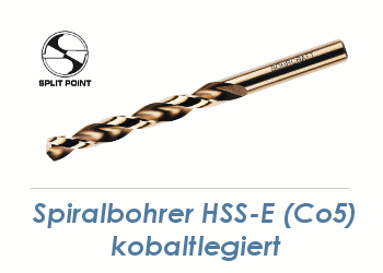 8mm HSS-E Spiralbohrer Co5 kobaltlegiert  (1 Stk.)