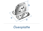 45 x 45mm Ösenplatte verzinkt (1 Stk.)