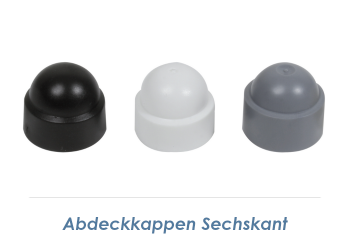 Abdeckkappen Ø 18,8, Typ 62, PA 6, schwarz