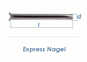 6 x 60mm Express N&auml;gel verzinkt (10 Stk.)