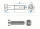 M4 x 16mm Zylinderschraube DIN7984 Edelstahl A2  (10 Stk.)
