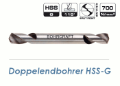 3,3mm HSS-G Doppelendbohrer geschliffen (1 Stk.)